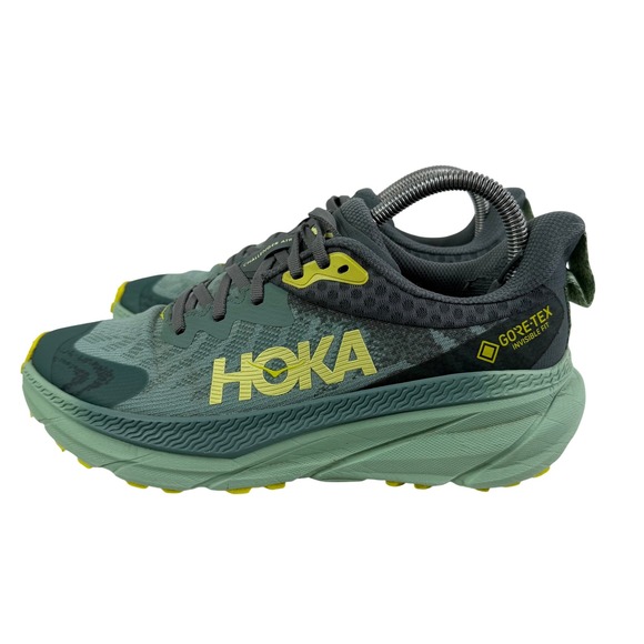 Hoka One One Shoes - Hoka Challenger ATR 7 GTX Teal Green Trail Running Shoes Womens 8